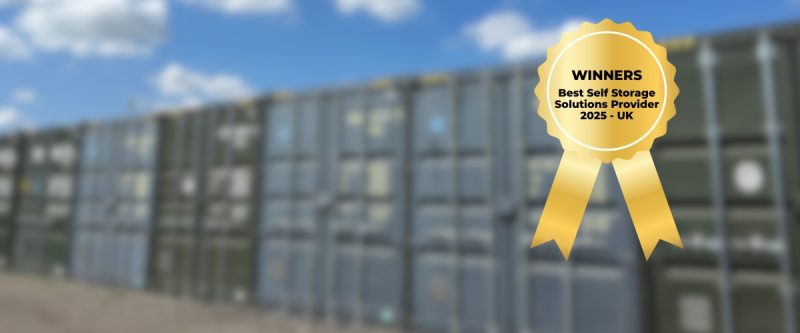 WINNERS Best Self Storage Solutions Provider 2025 - UK