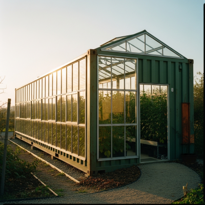 Shipping Container Greenhouse